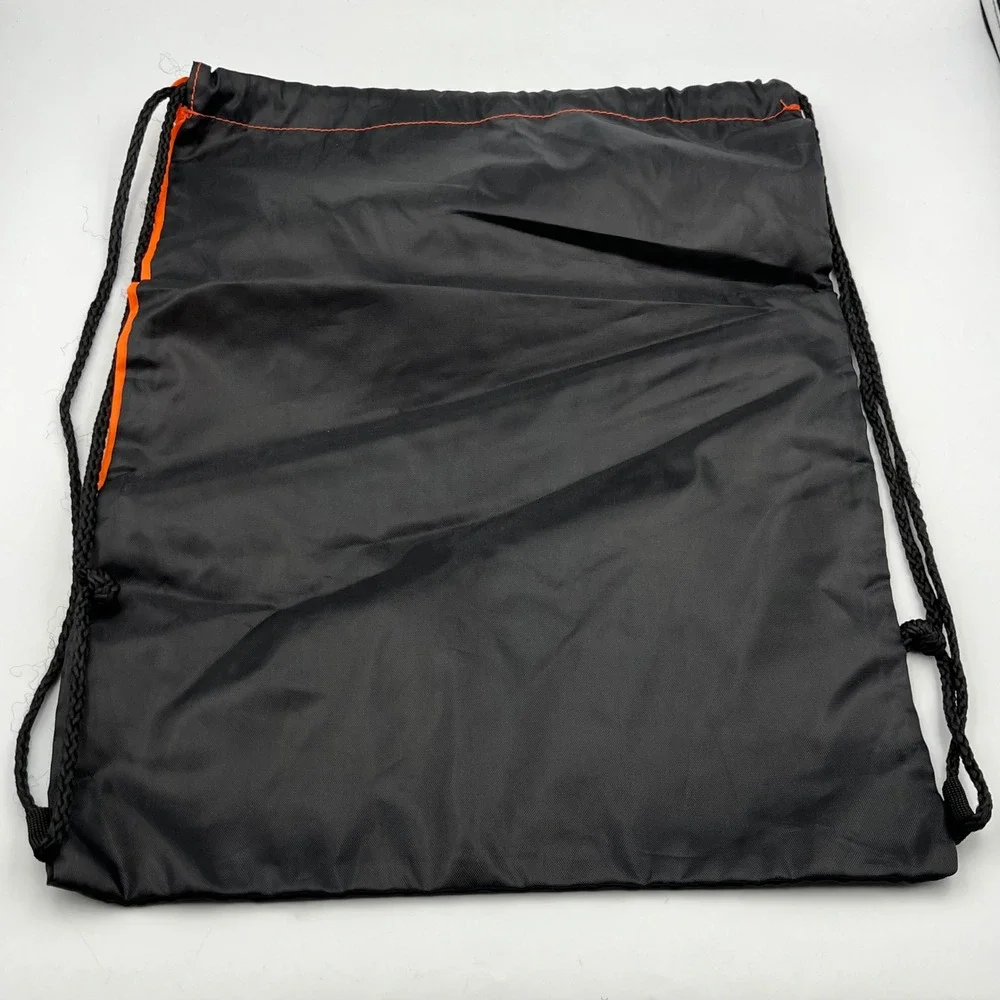 Harley-Davidson Key West Florida Drawstring Cinch Backpack Bag Orange Black Logo